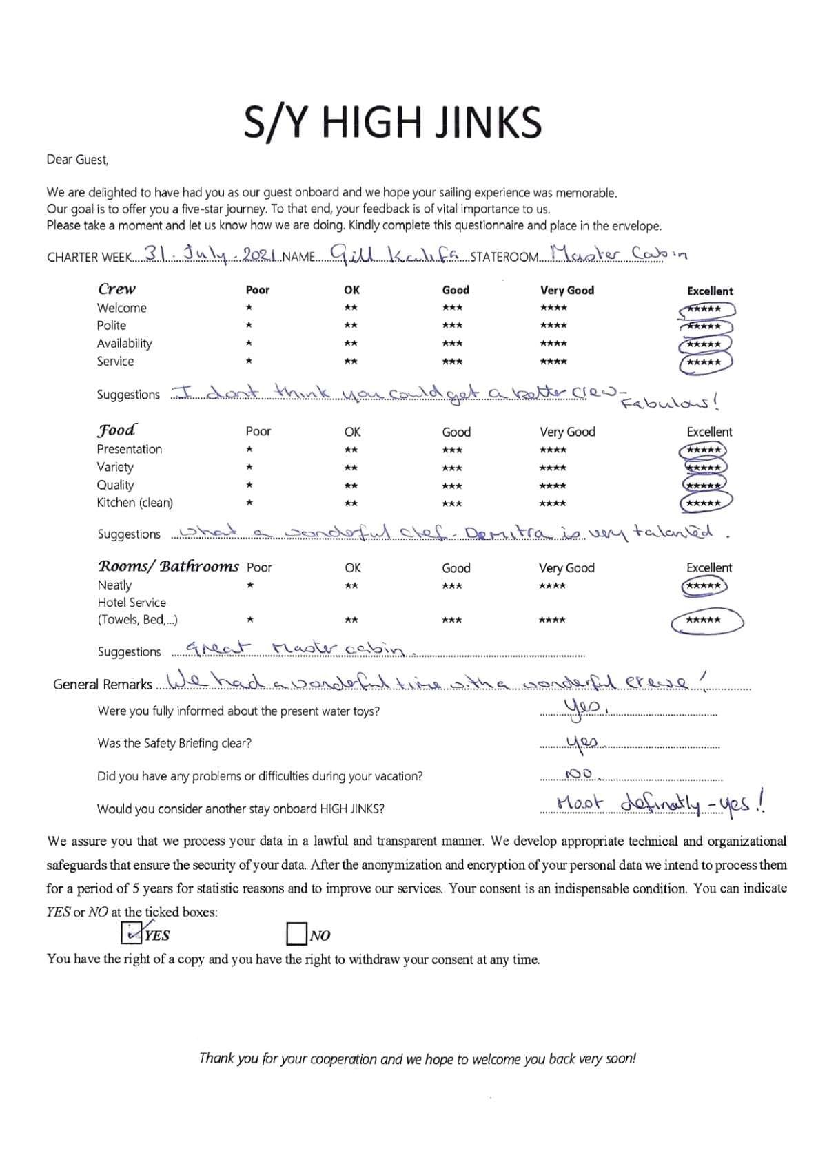 Highjinks guest review