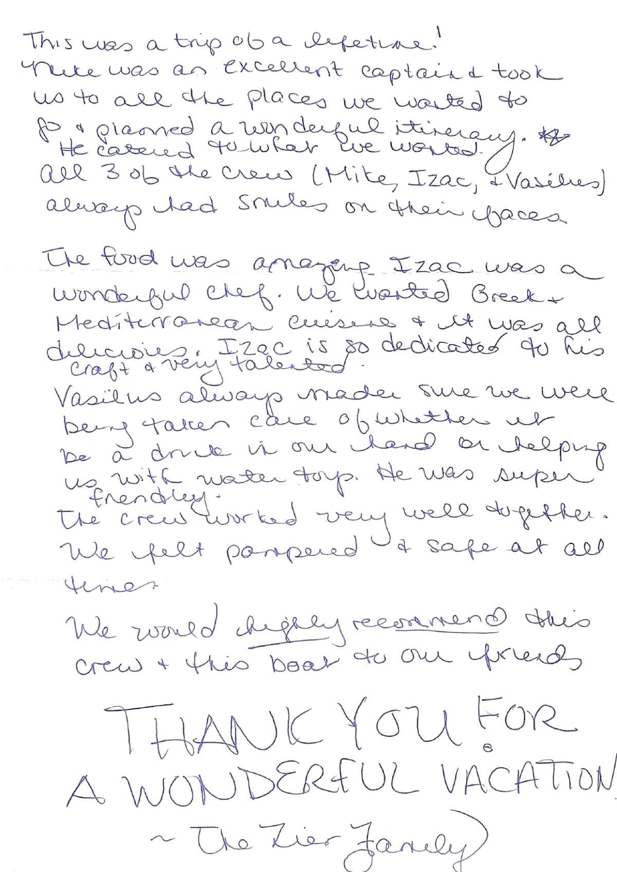 HIGH FIVE guest review