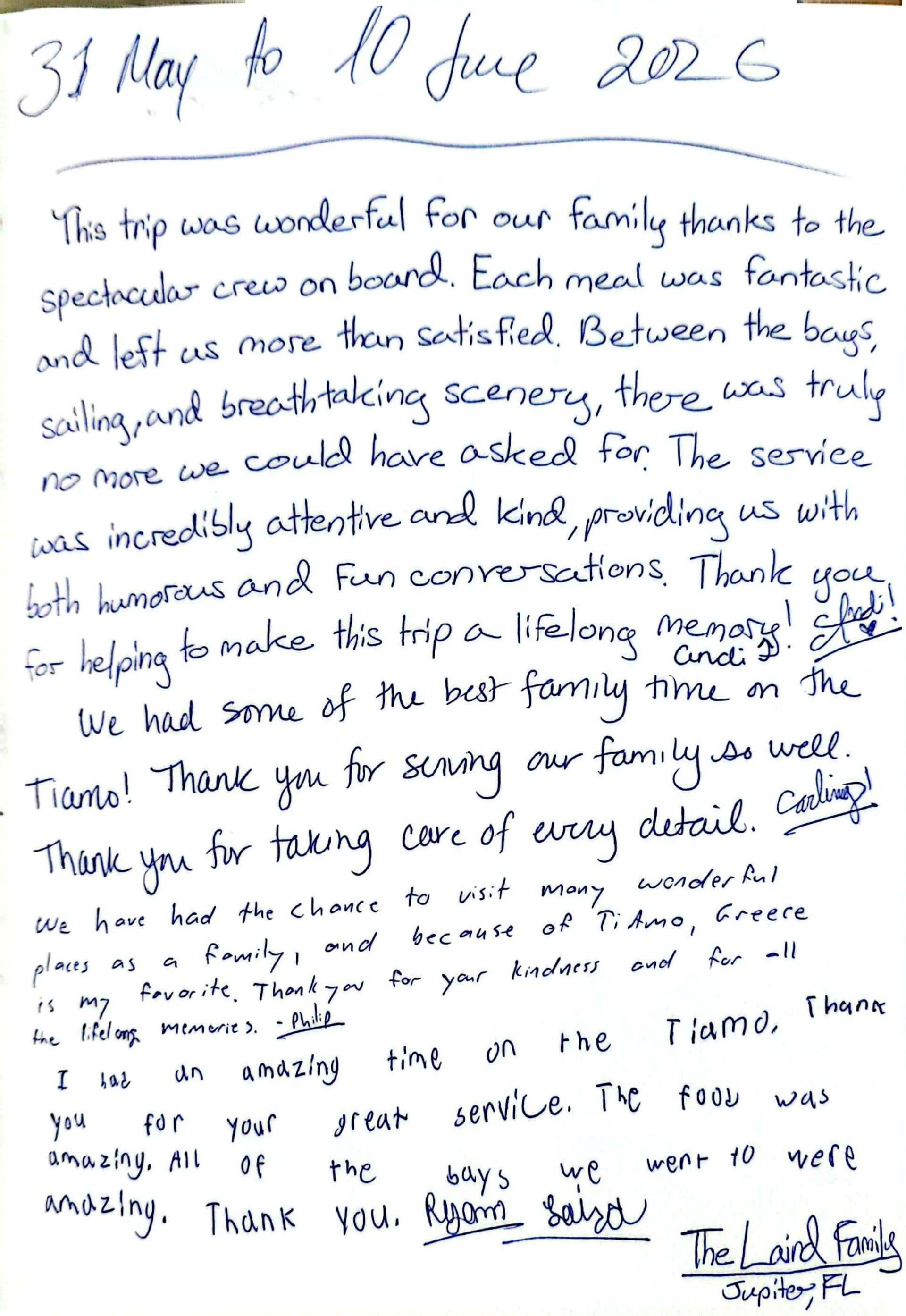TiAmo guest review