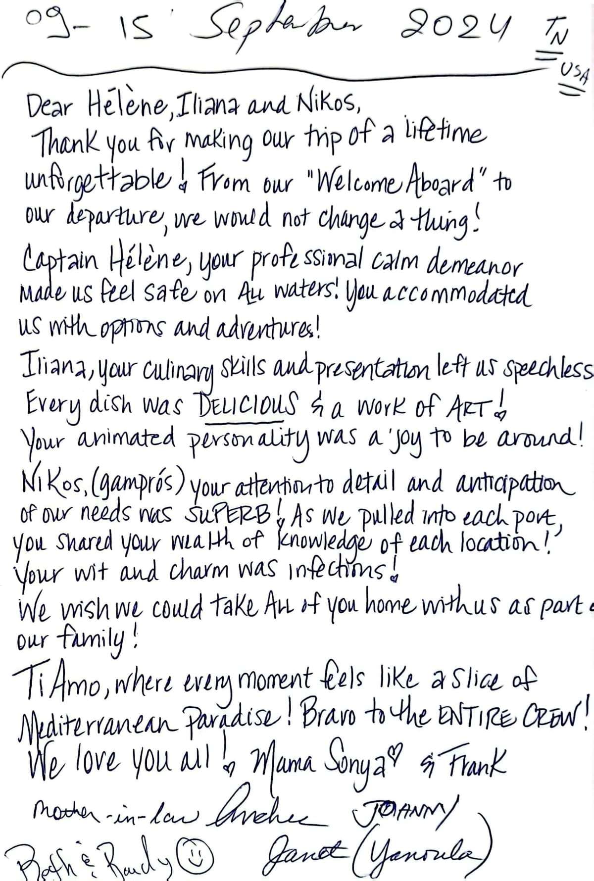 TiAmo guest review