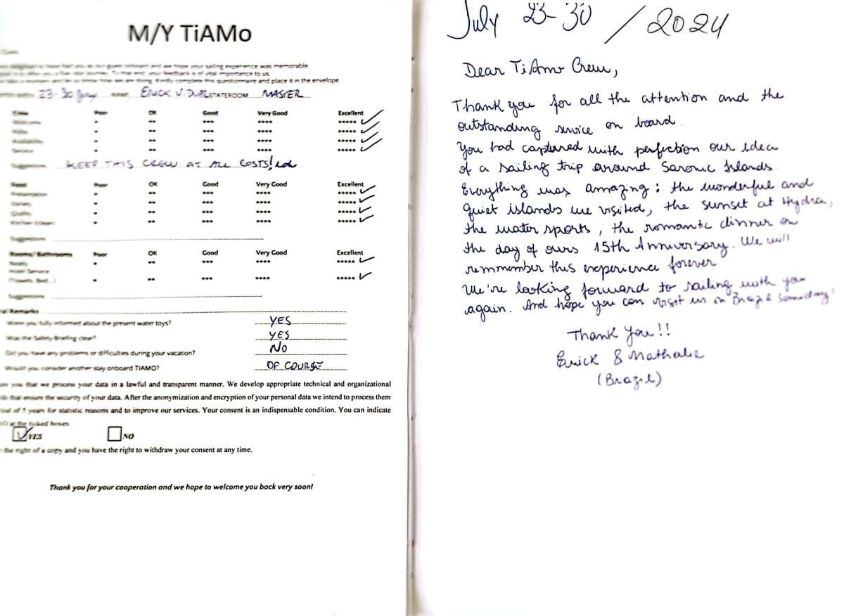 TiAmo guest review