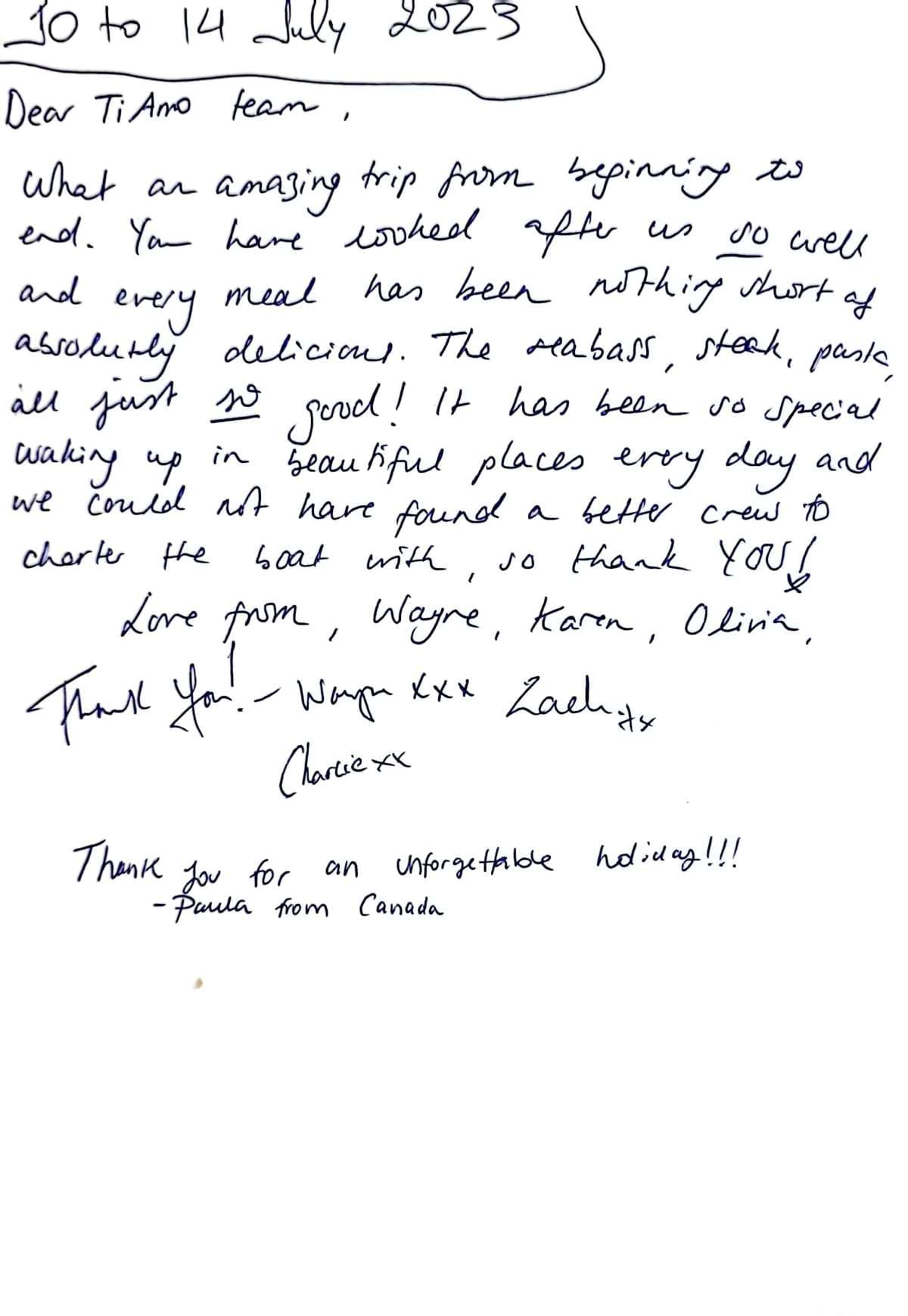 TiAmo guest review