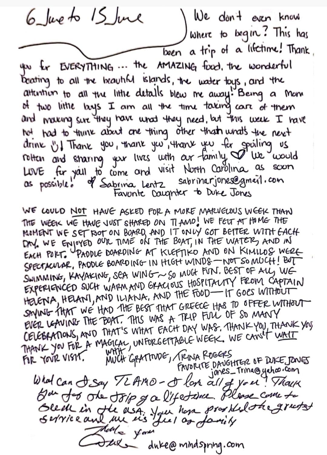 TiAmo guest review