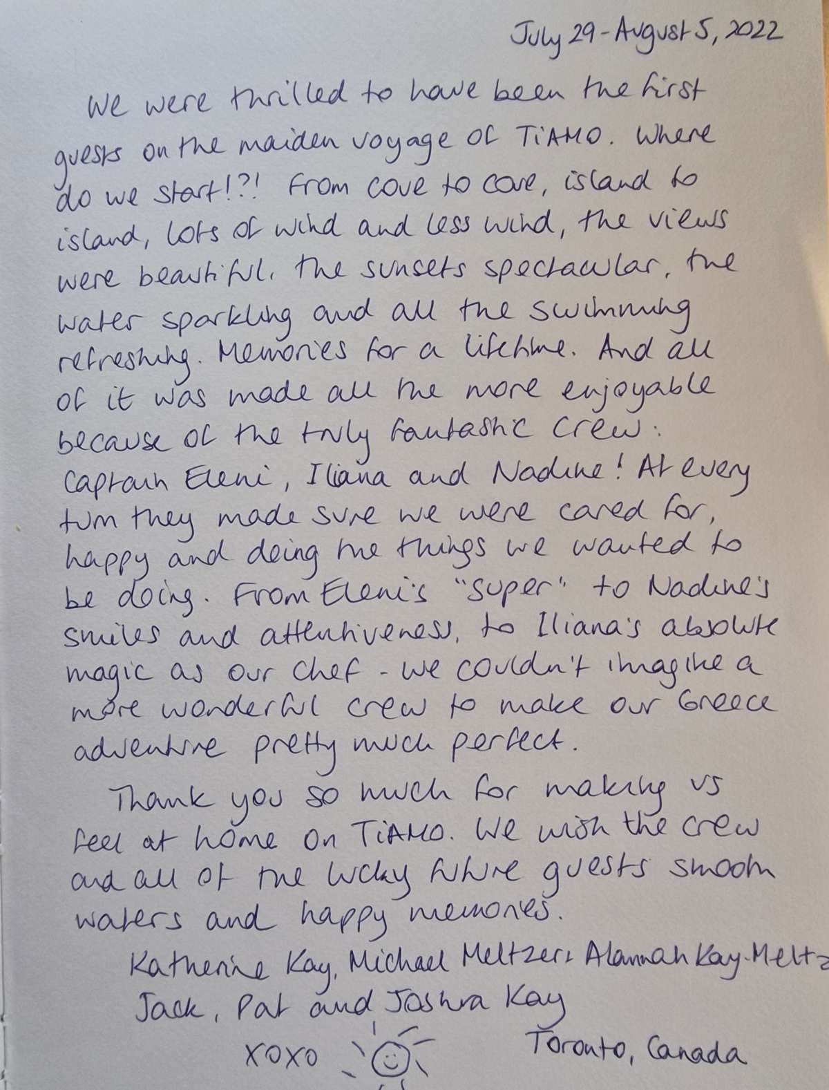 TiAmo guest review