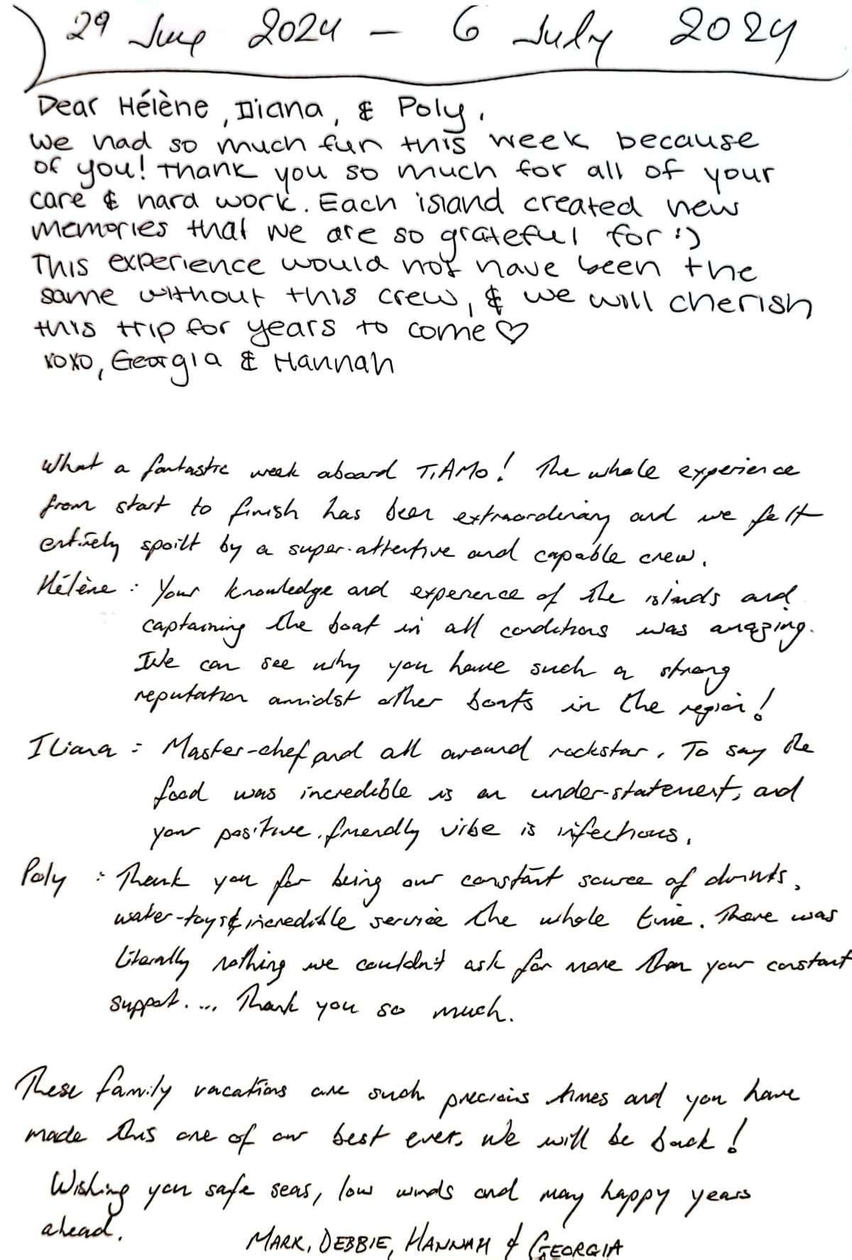 TiAmo guest review