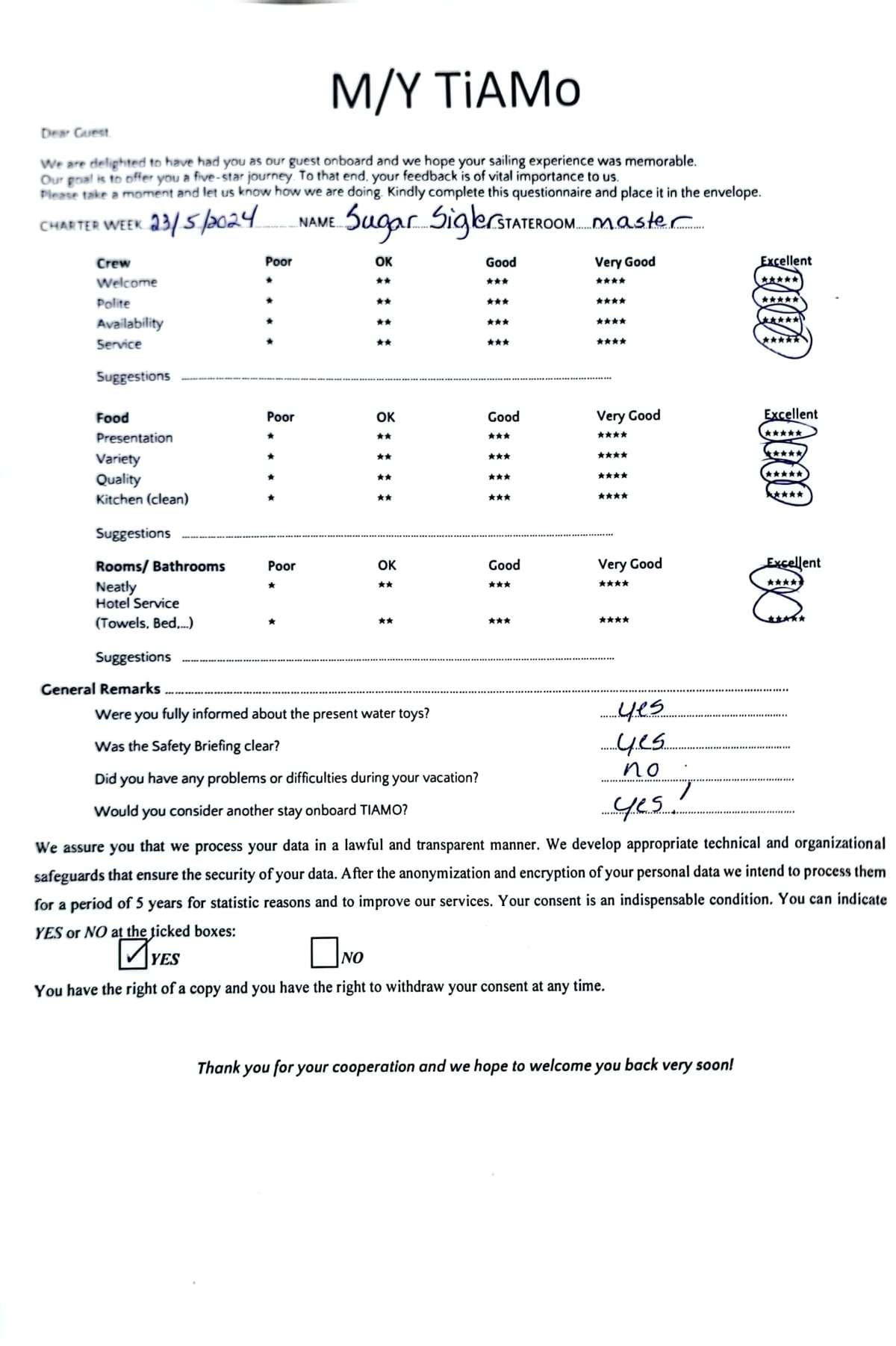 TiAmo guest review