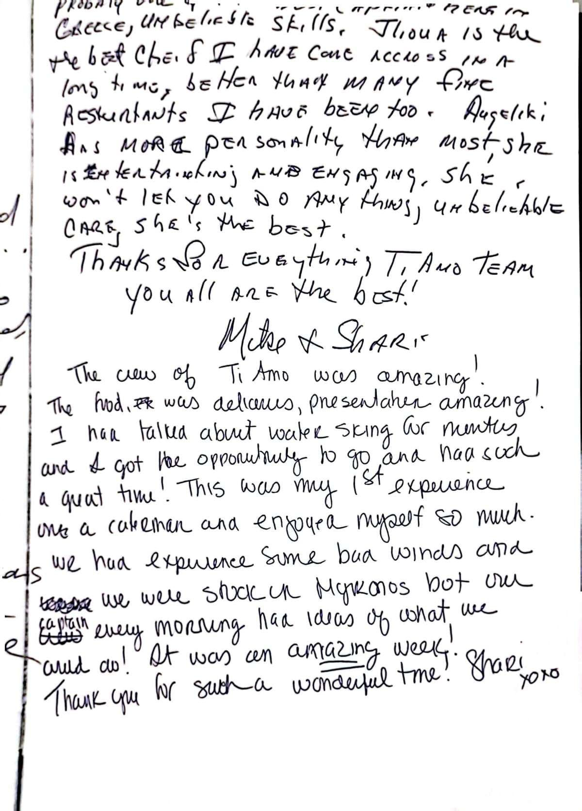 TiAmo guest review