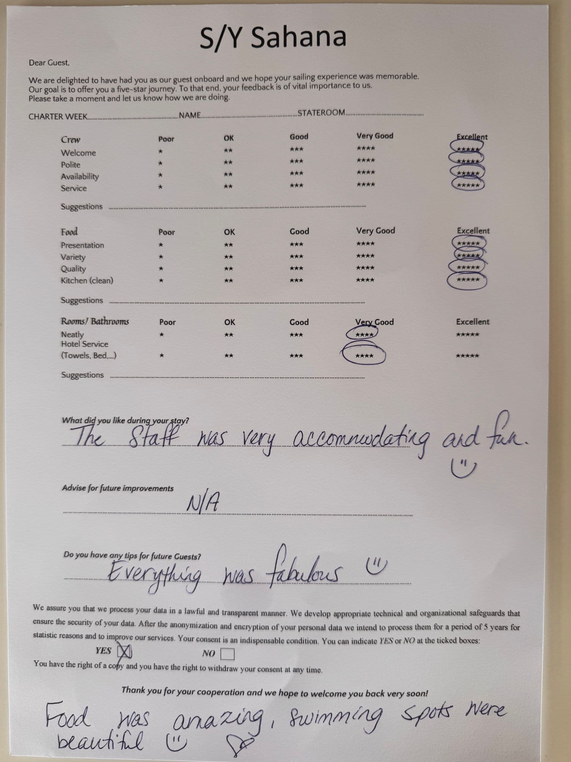 SAHANA guest review