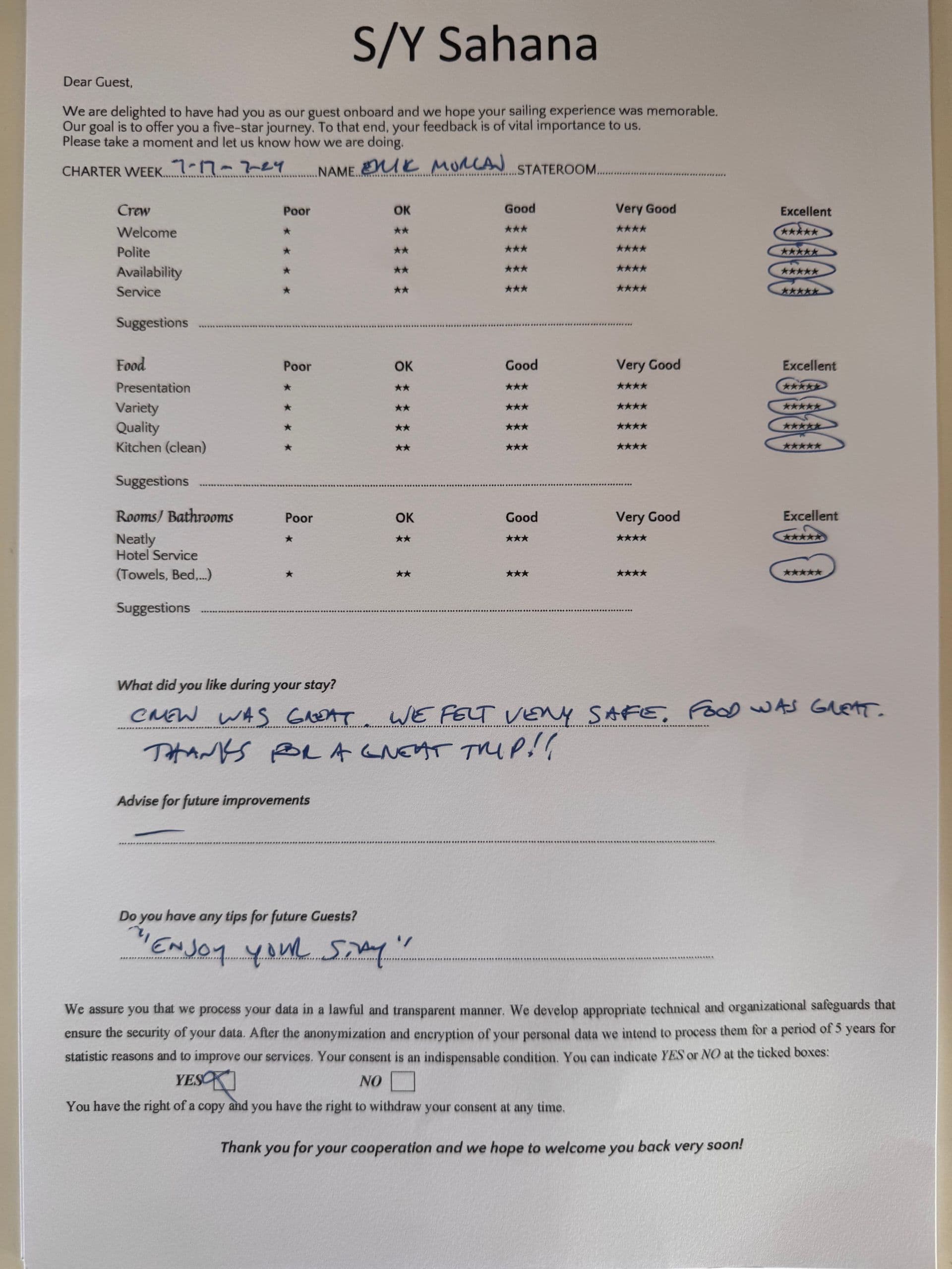 SAHANA guest review