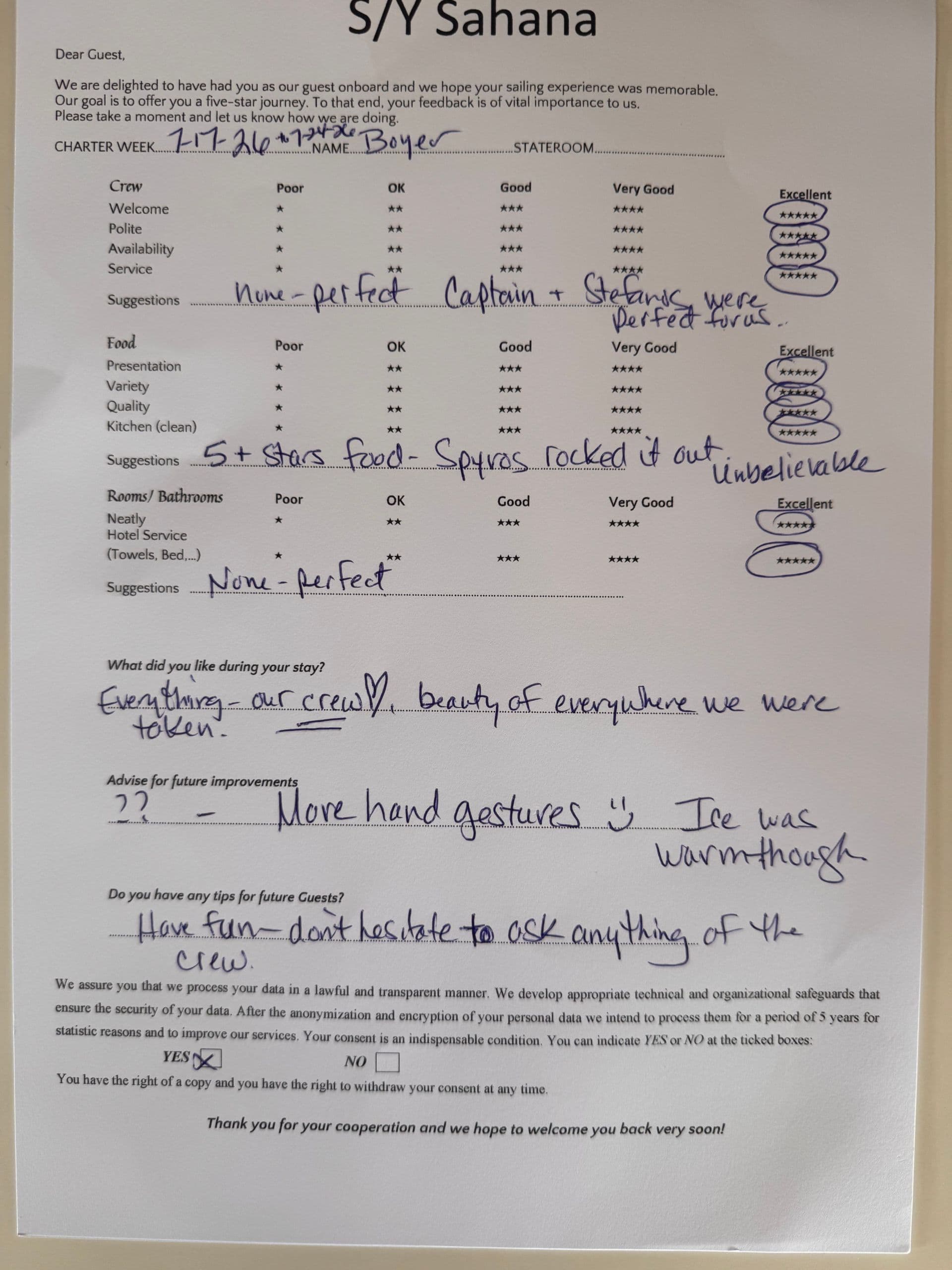 SAHANA guest review