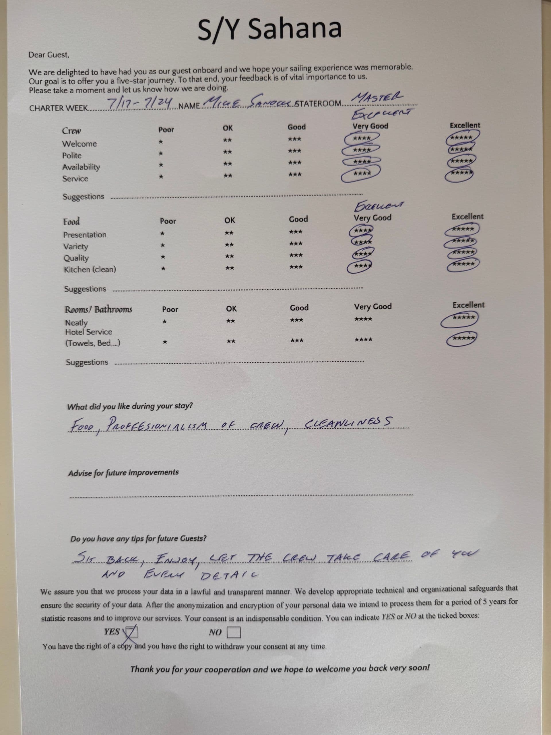 SAHANA guest review