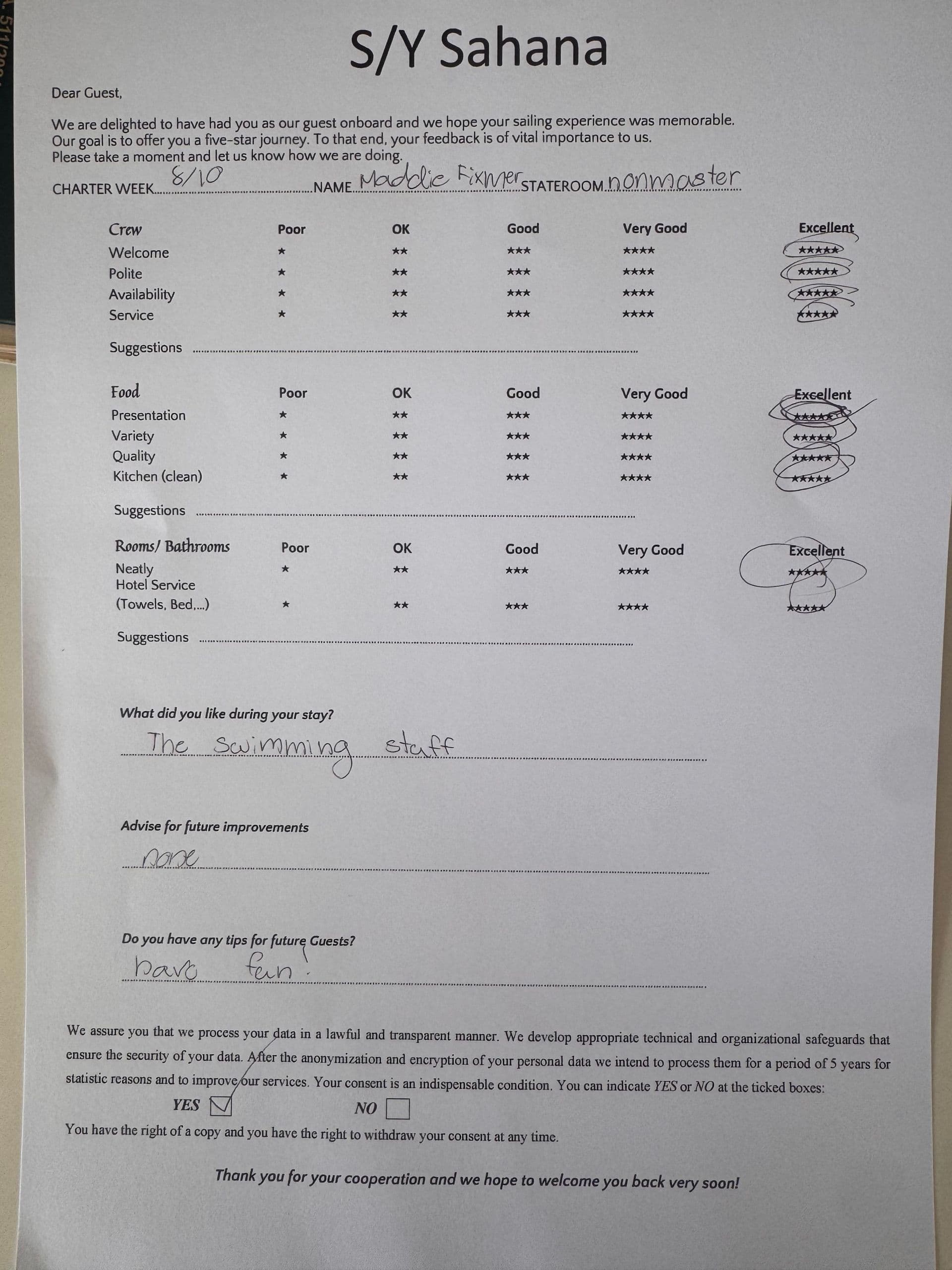 SAHANA guest review