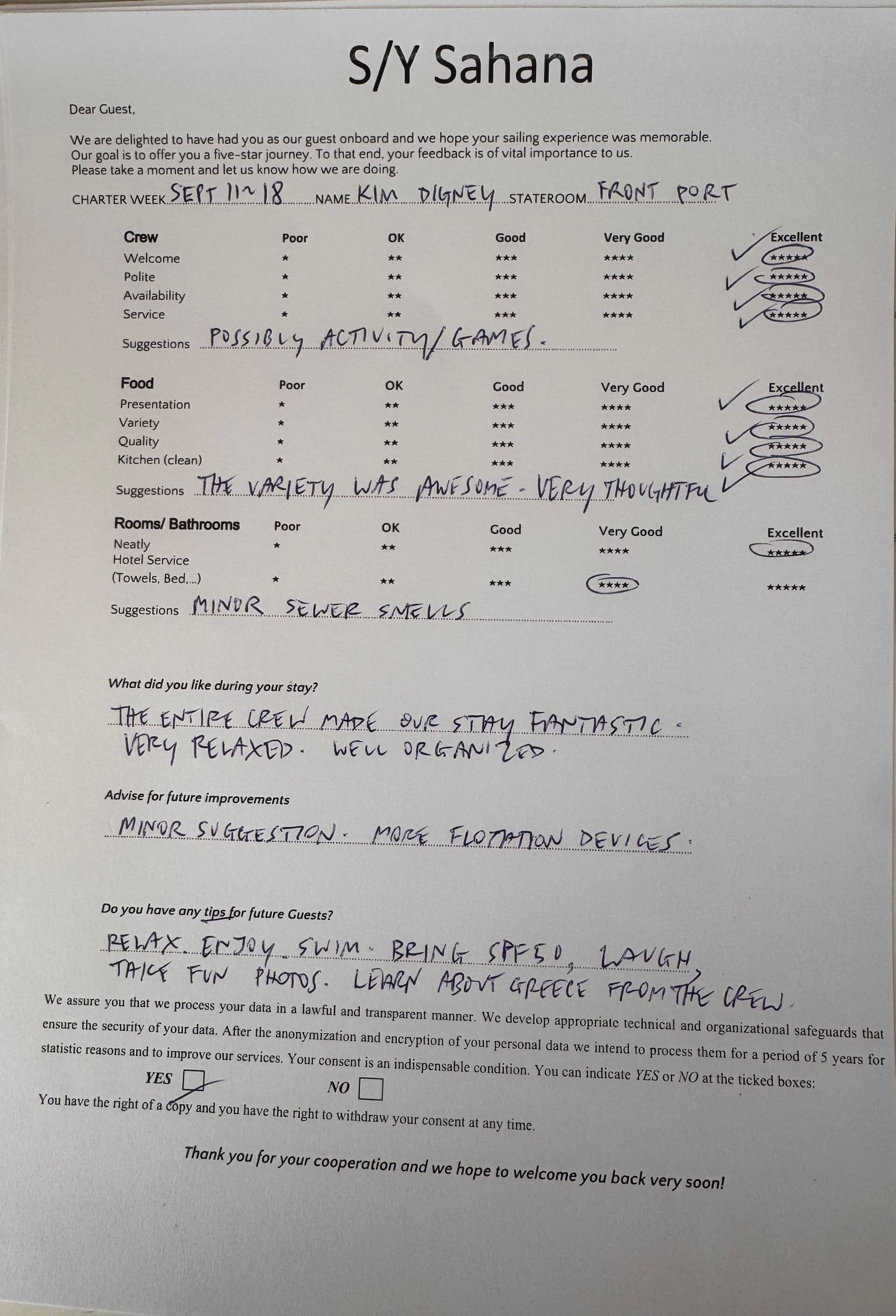 SAHANA guest review
