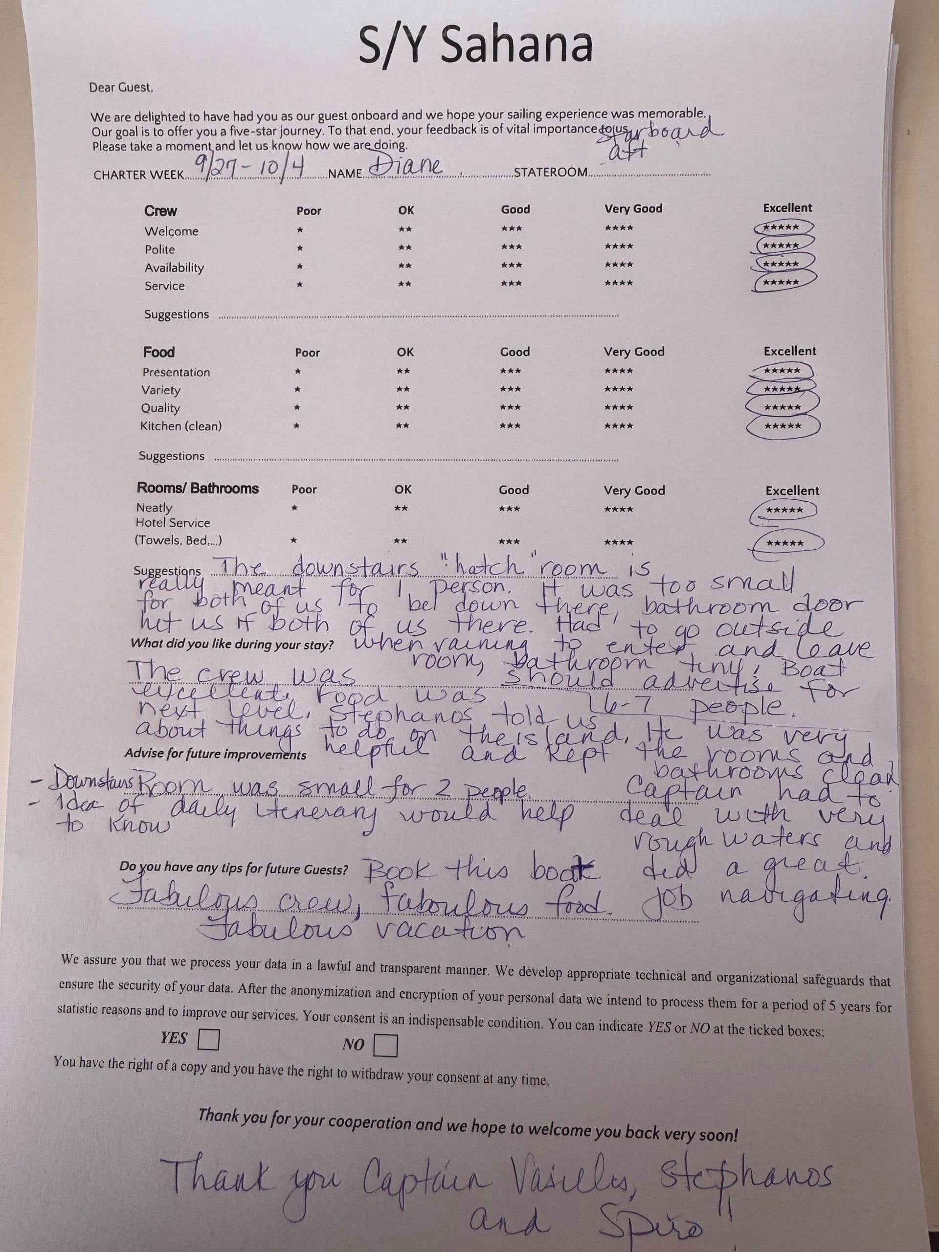 SAHANA guest review