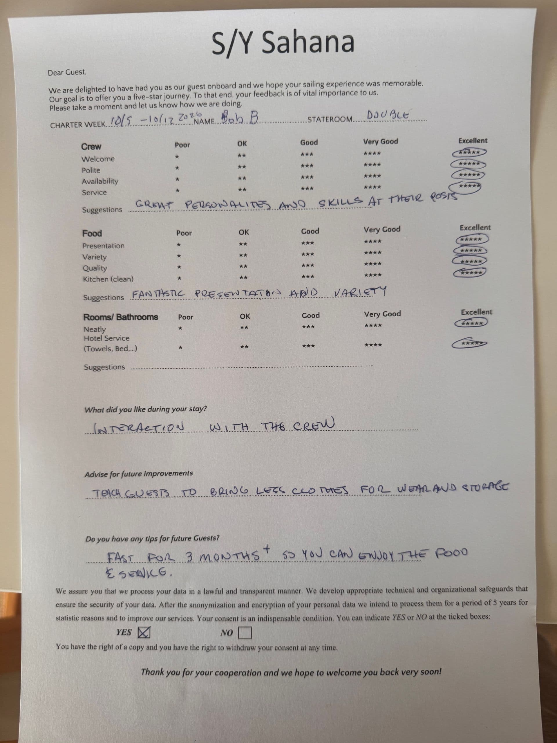 SAHANA guest review