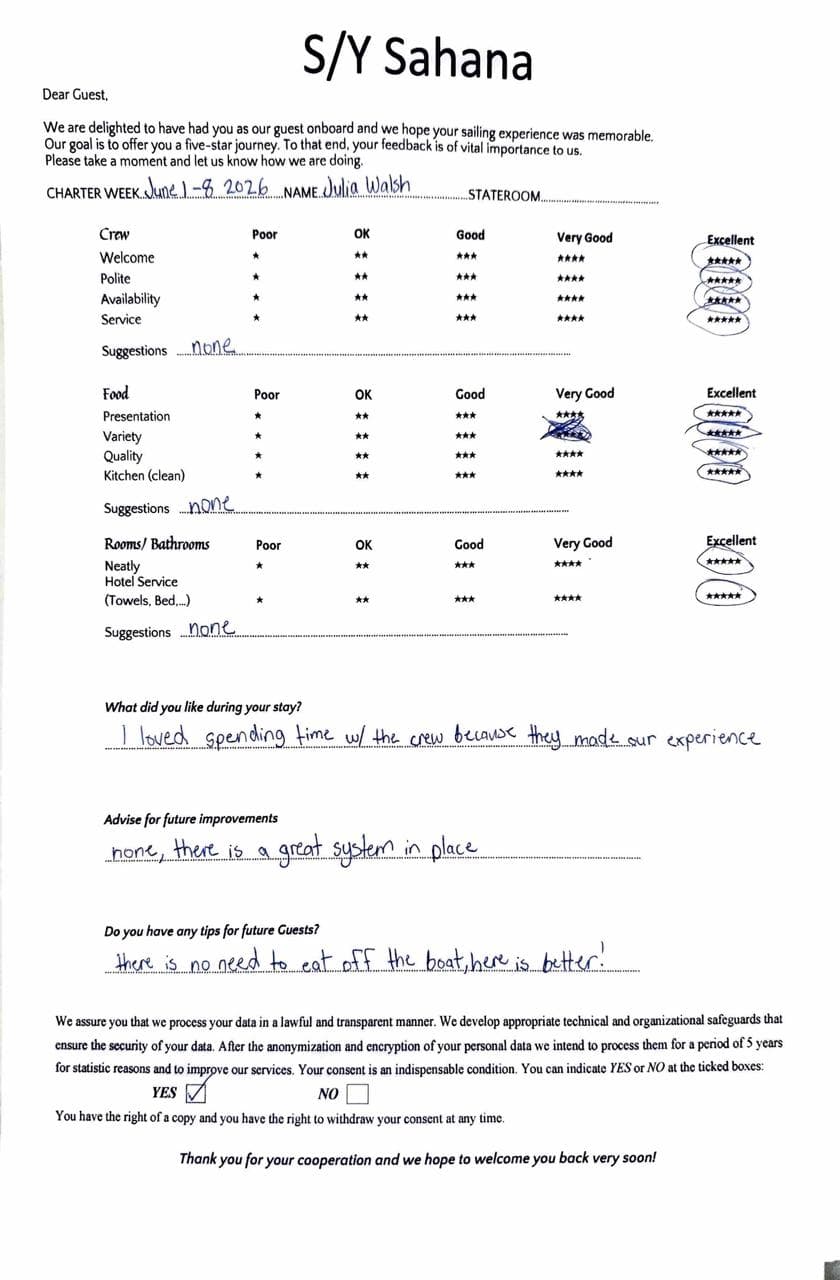 SAHANA guest review