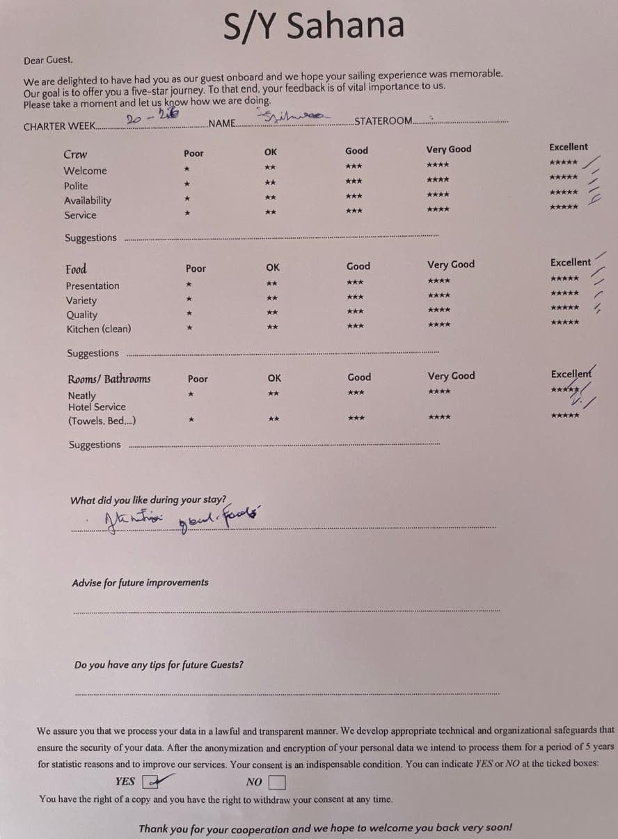 SAHANA guest review