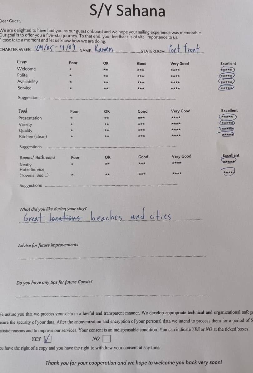SAHANA guest review