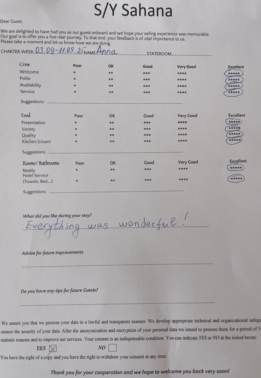 SAHANA guest review