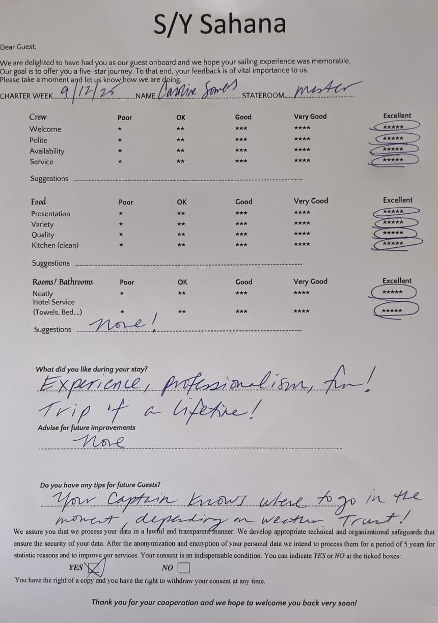 SAHANA guest review