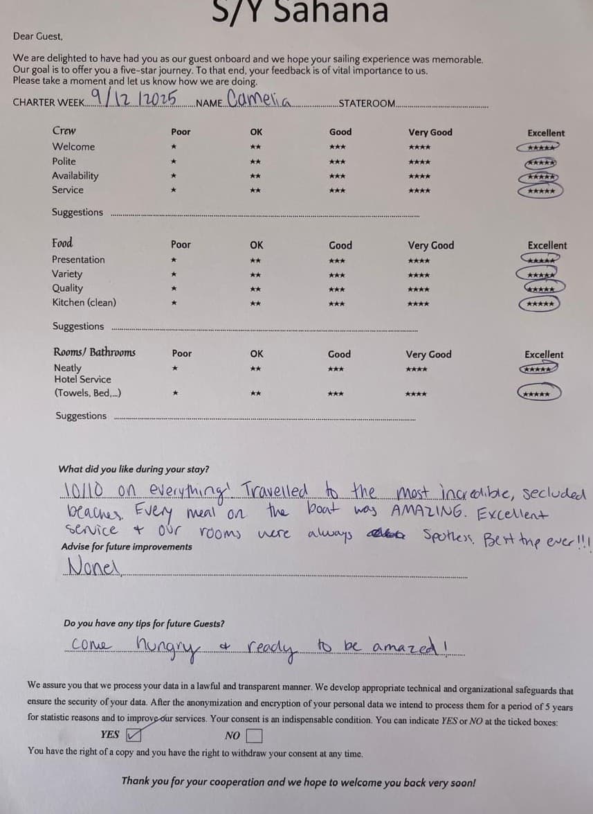 SAHANA guest review