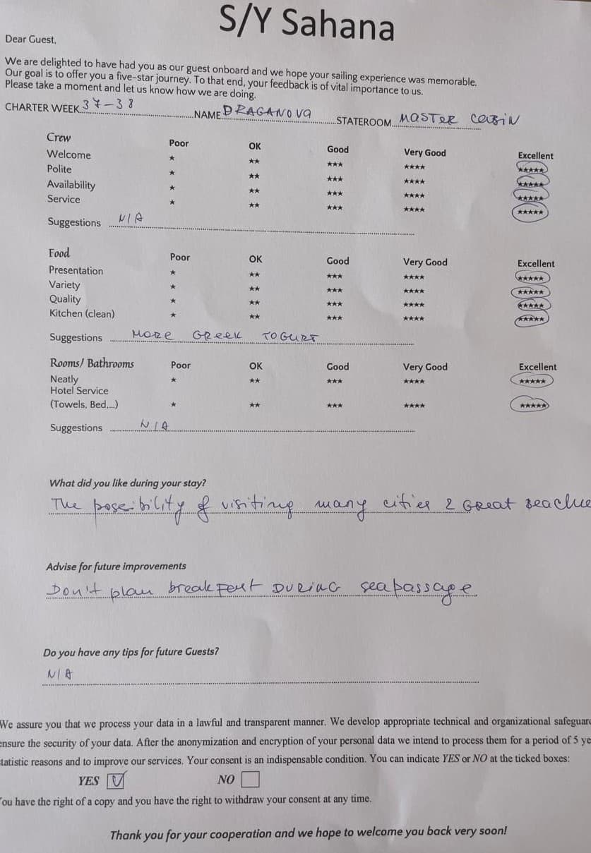 SAHANA guest review