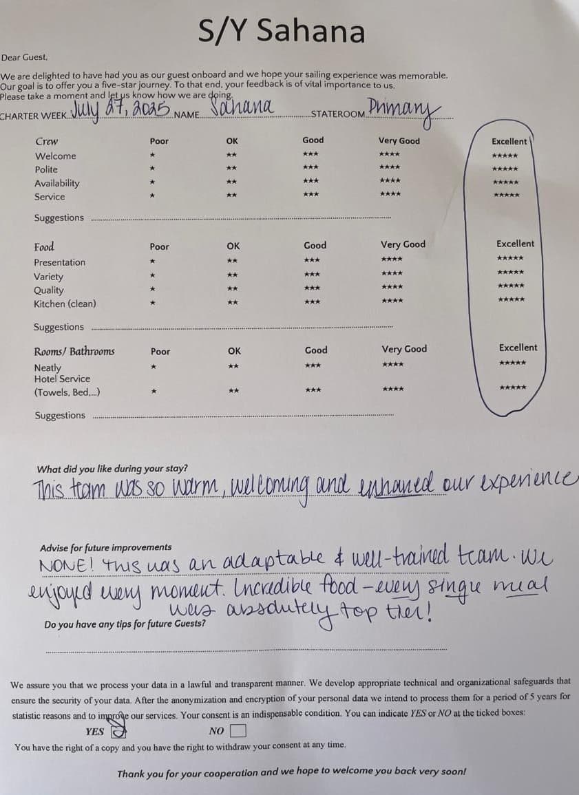 SAHANA guest review
