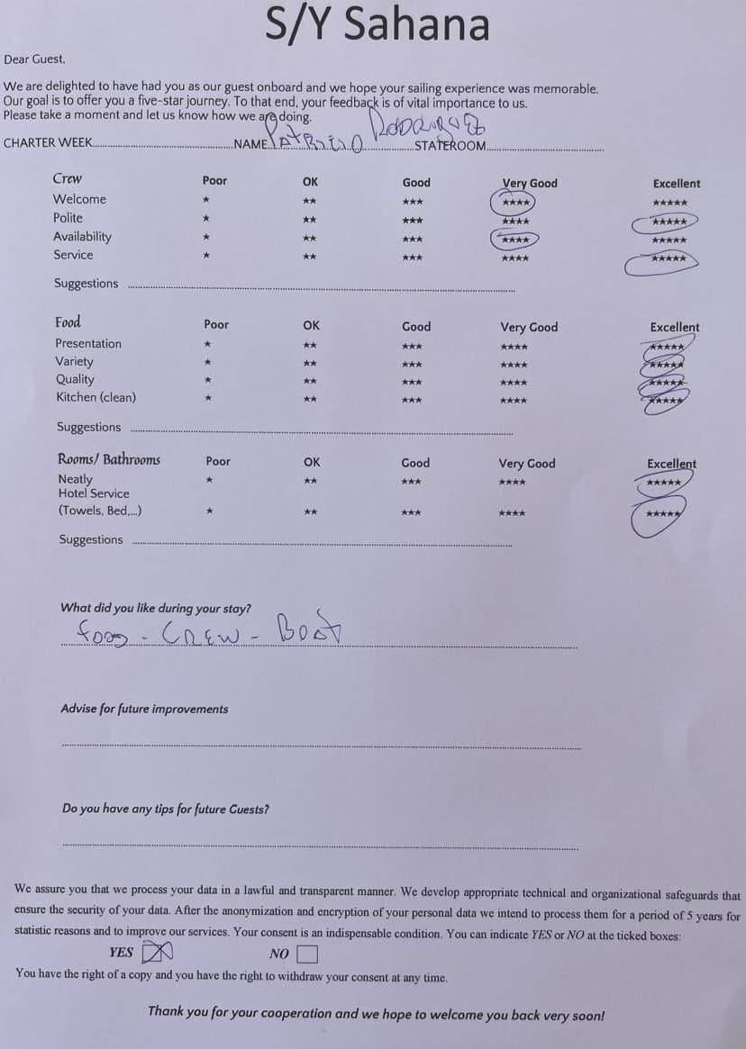 SAHANA guest review