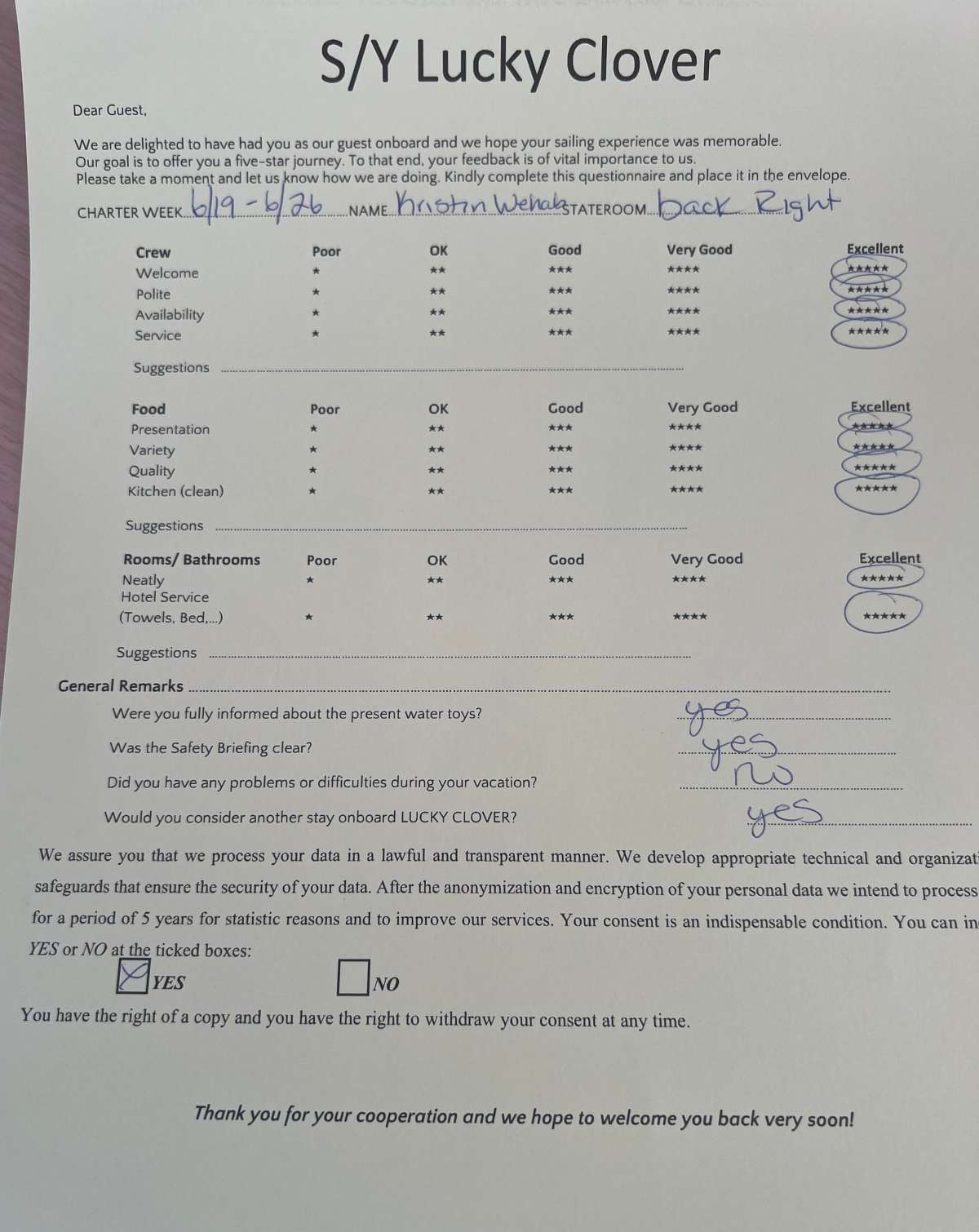 Lucky Clover guest review