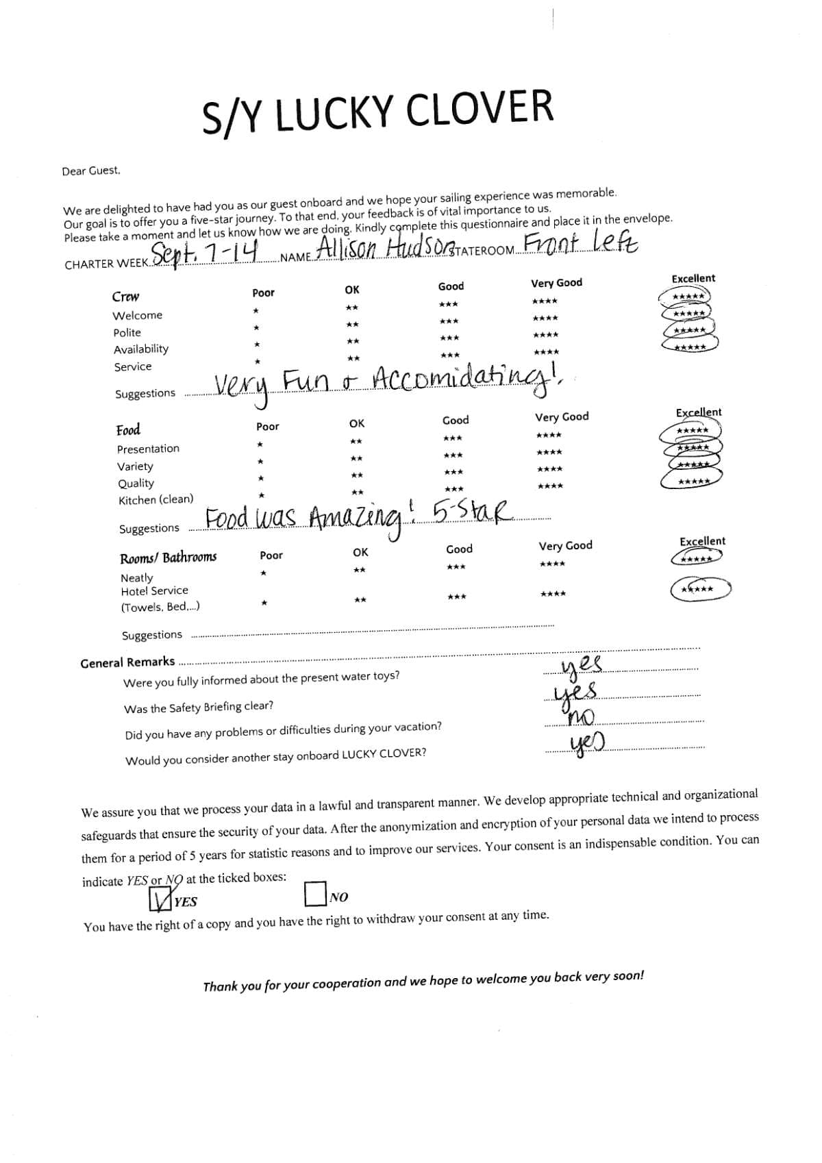 Lucky Clover guest review