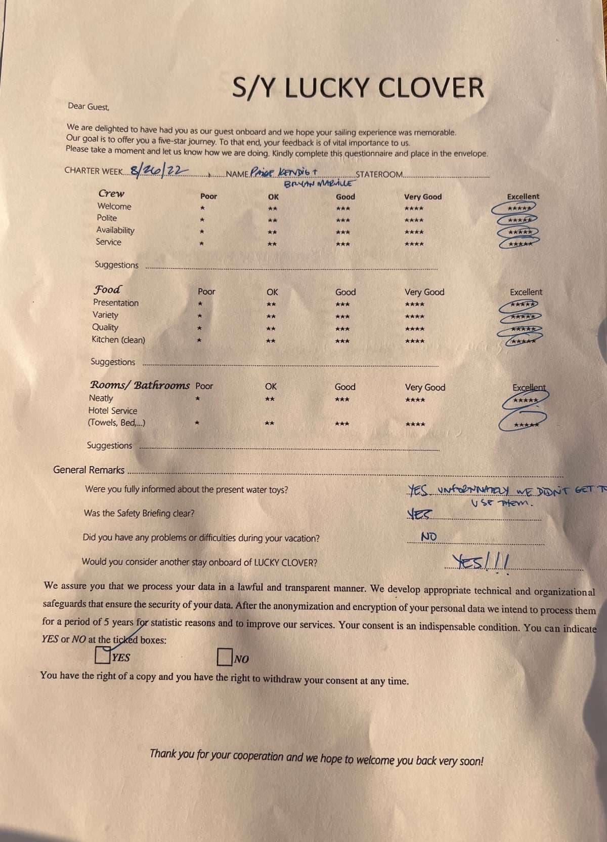 Lucky Clover guest review