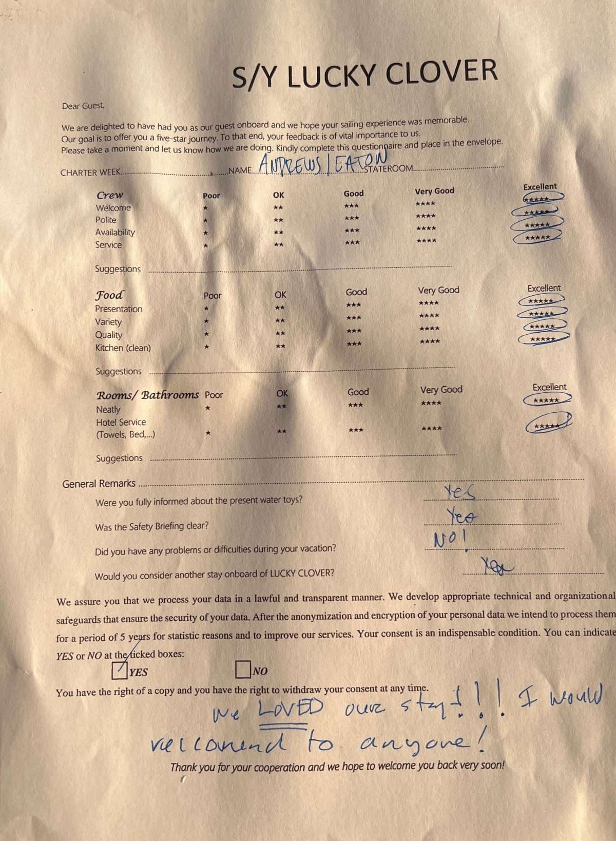 Lucky Clover guest review