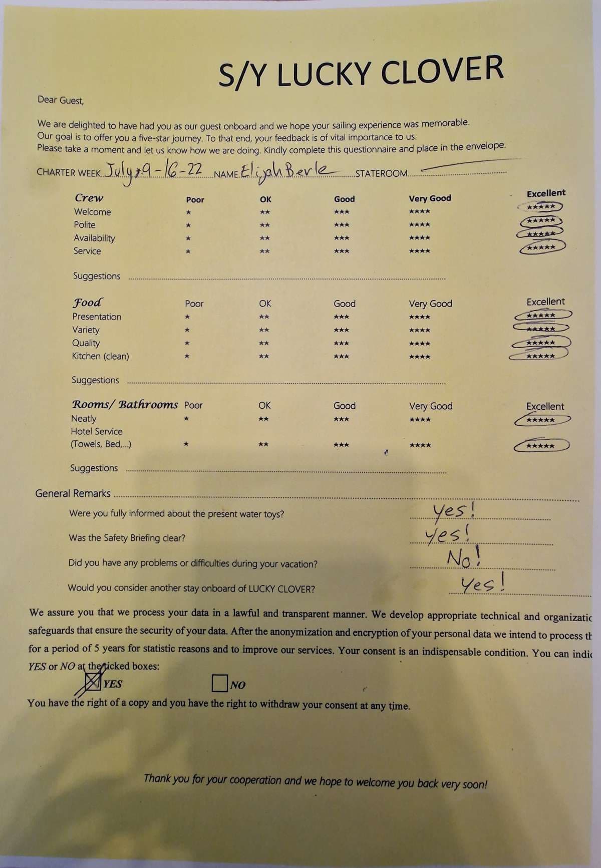 Lucky Clover guest review