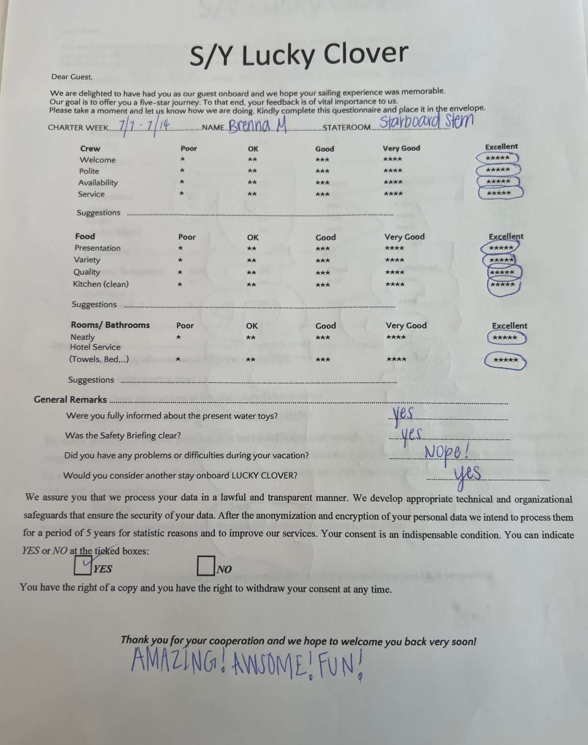 Lucky Clover guest review