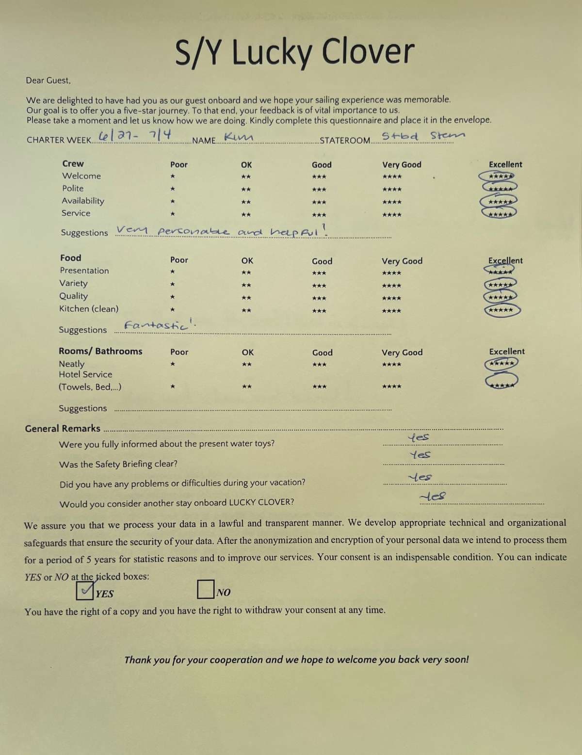 Lucky Clover guest review