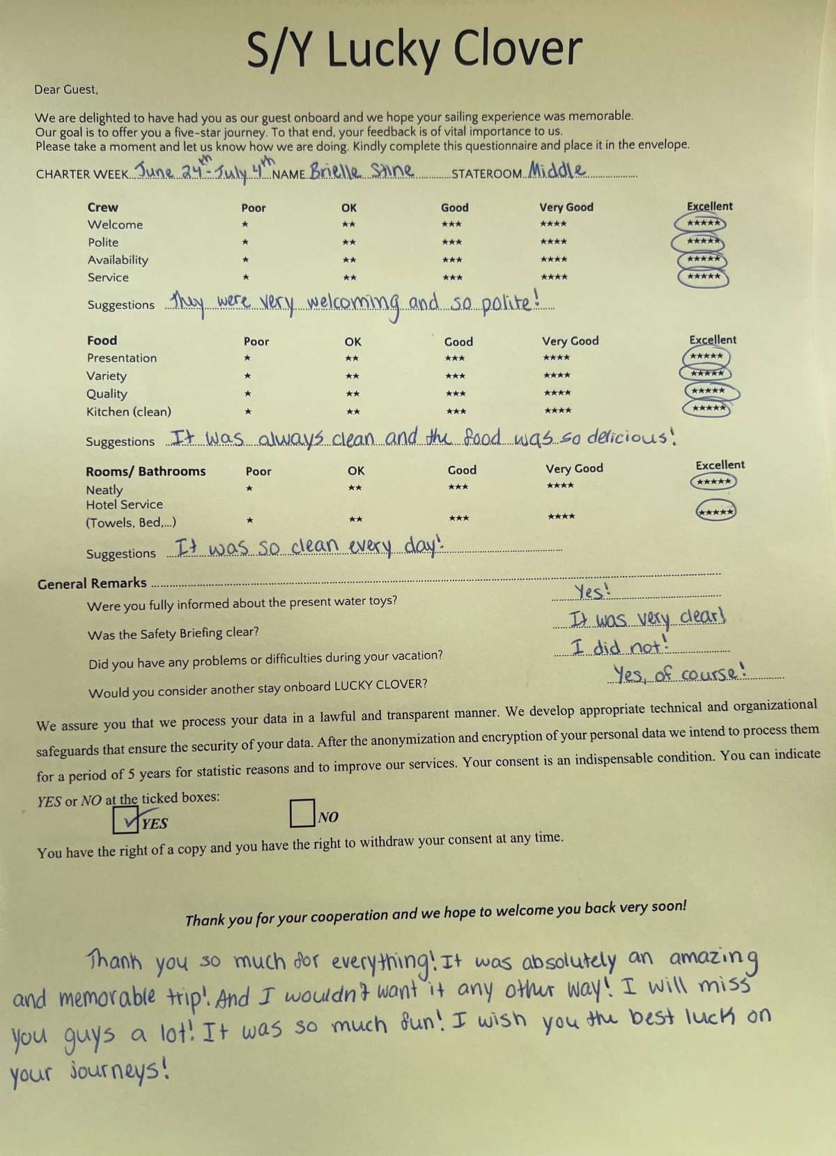 Lucky Clover guest review