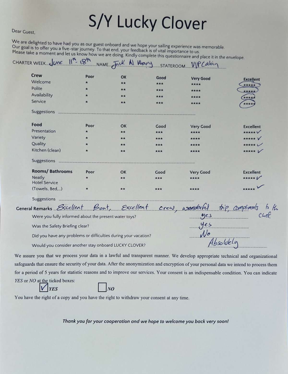 Lucky Clover guest review