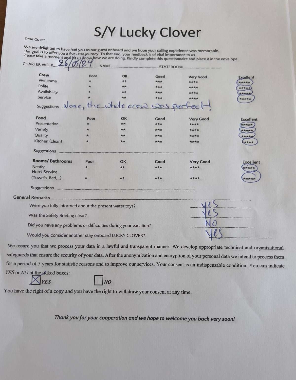 Lucky Clover guest review