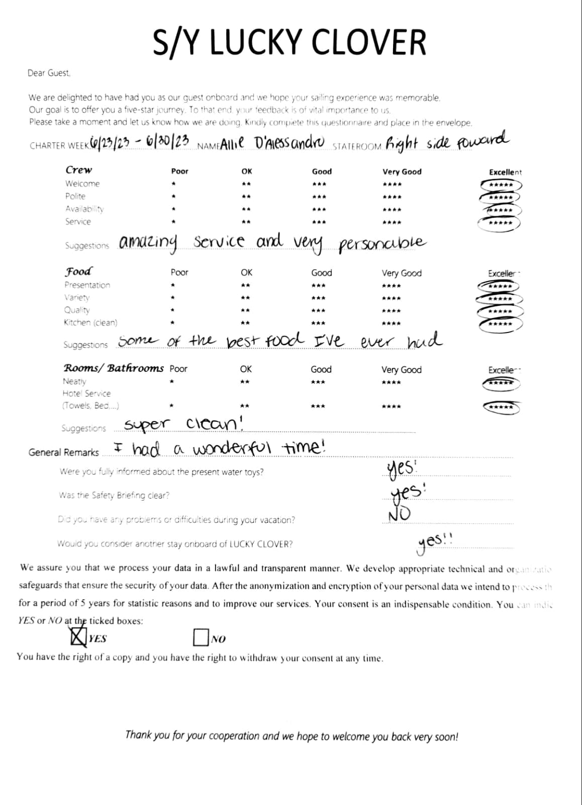 Lucky Clover guest review