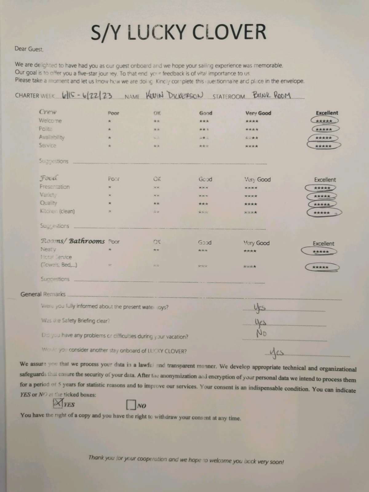 Lucky Clover guest review