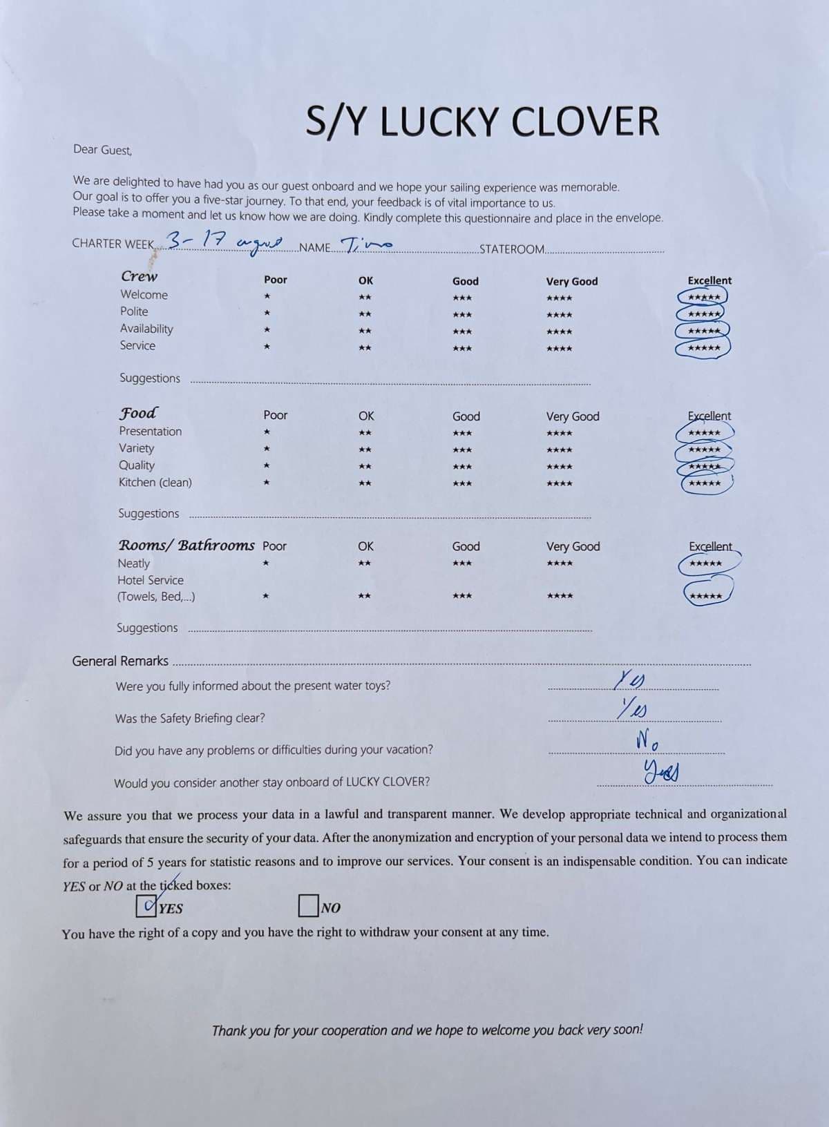 Lucky Clover guest review