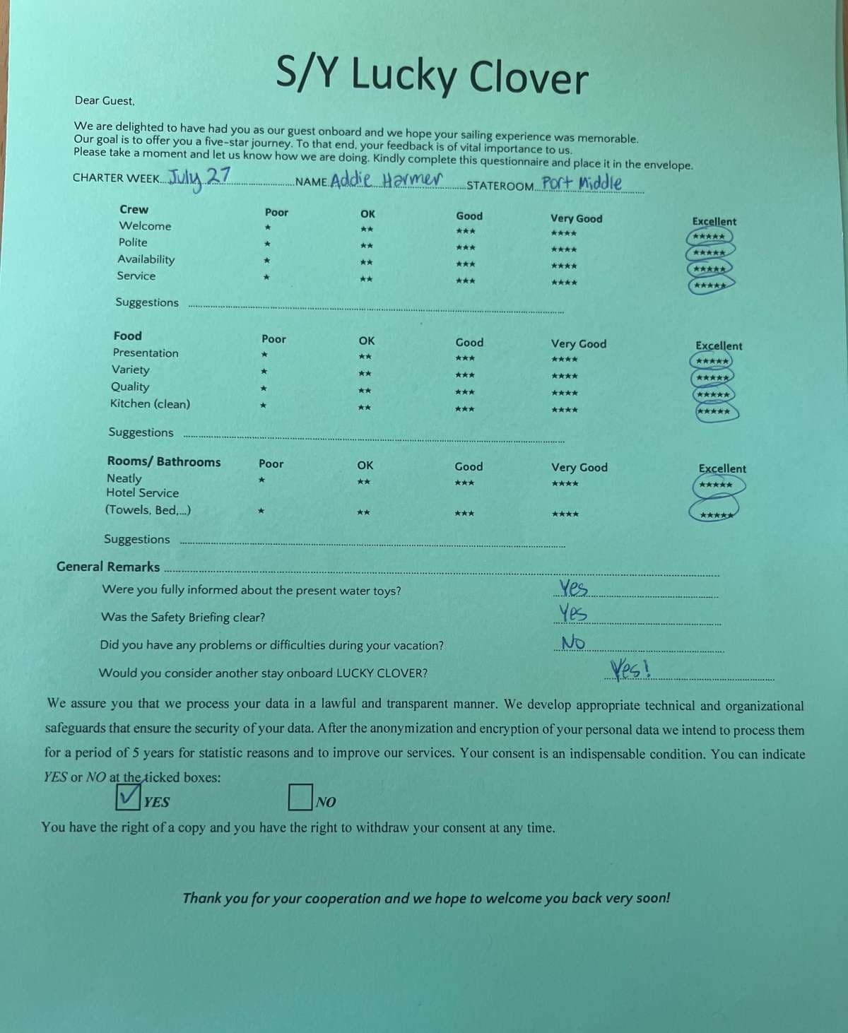 Lucky Clover guest review