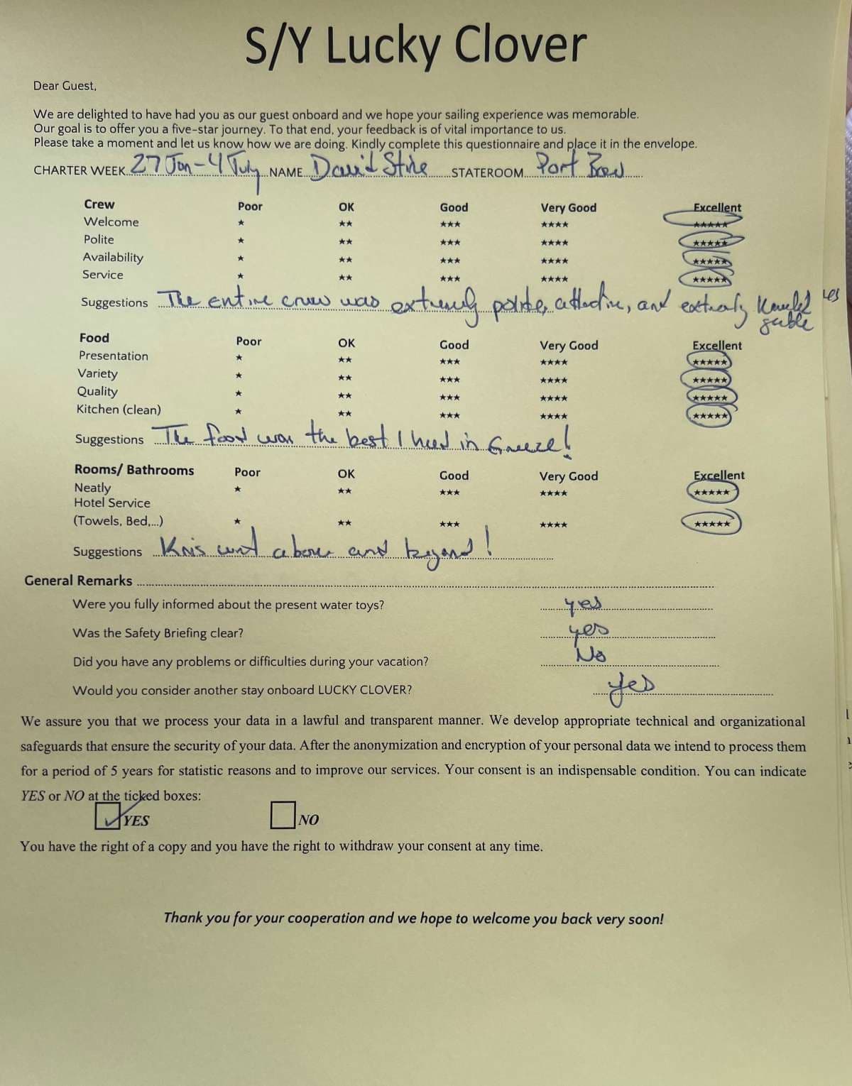 Lucky Clover guest review