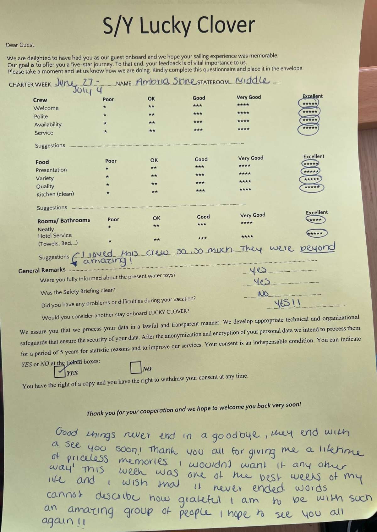 Lucky Clover guest review