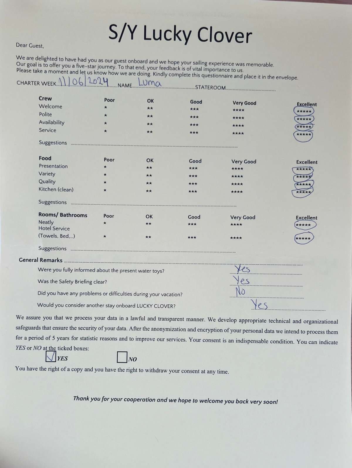 Lucky Clover guest review