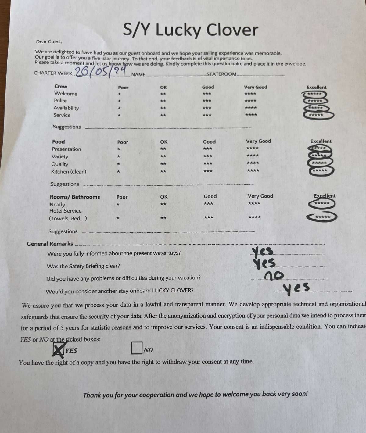 Lucky Clover guest review