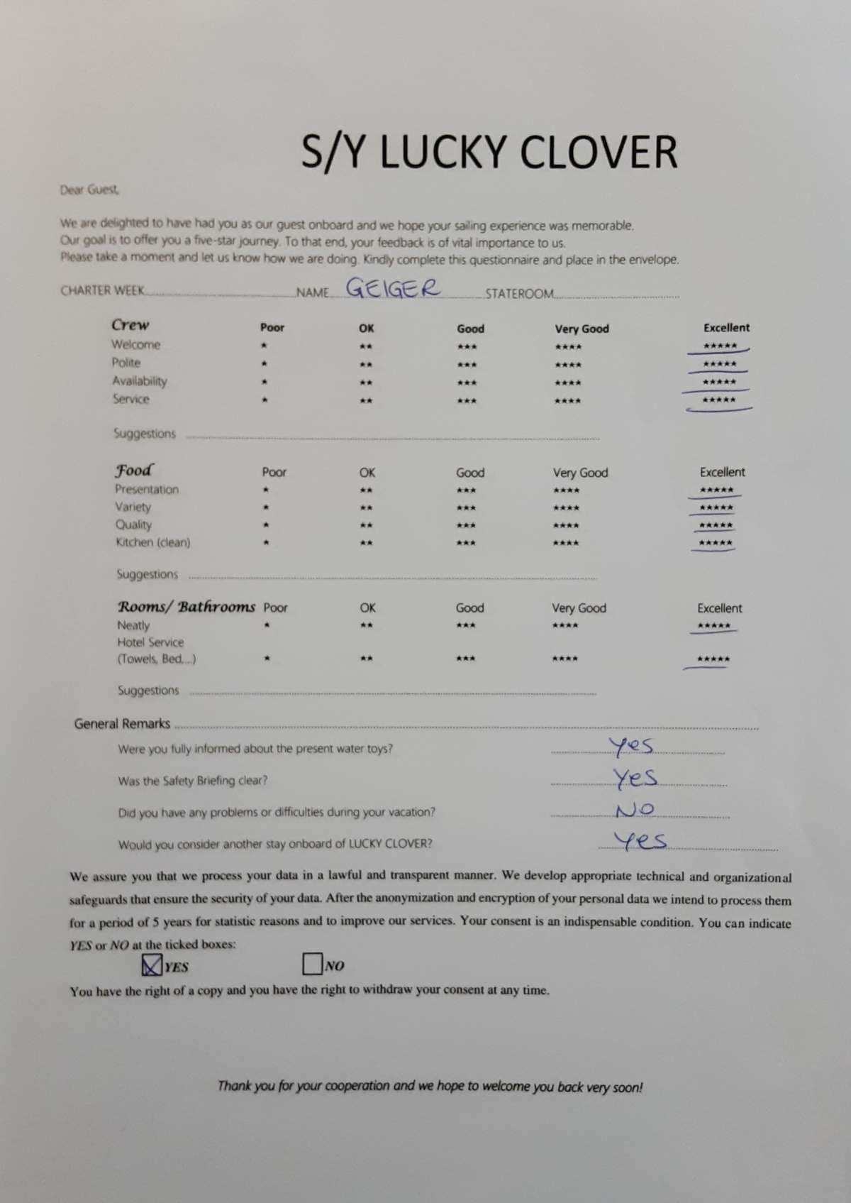 Lucky Clover guest review