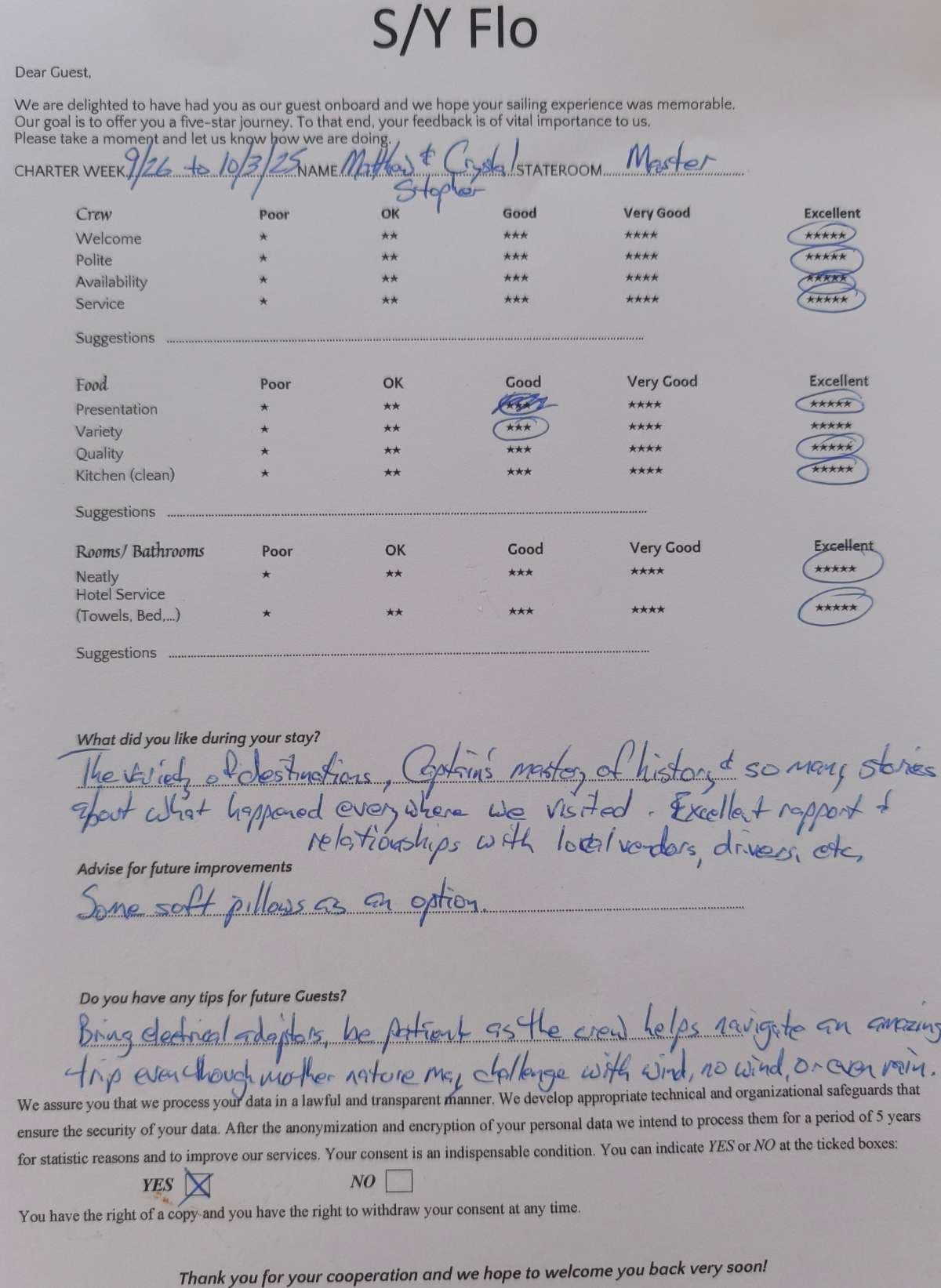 FLO guest review
