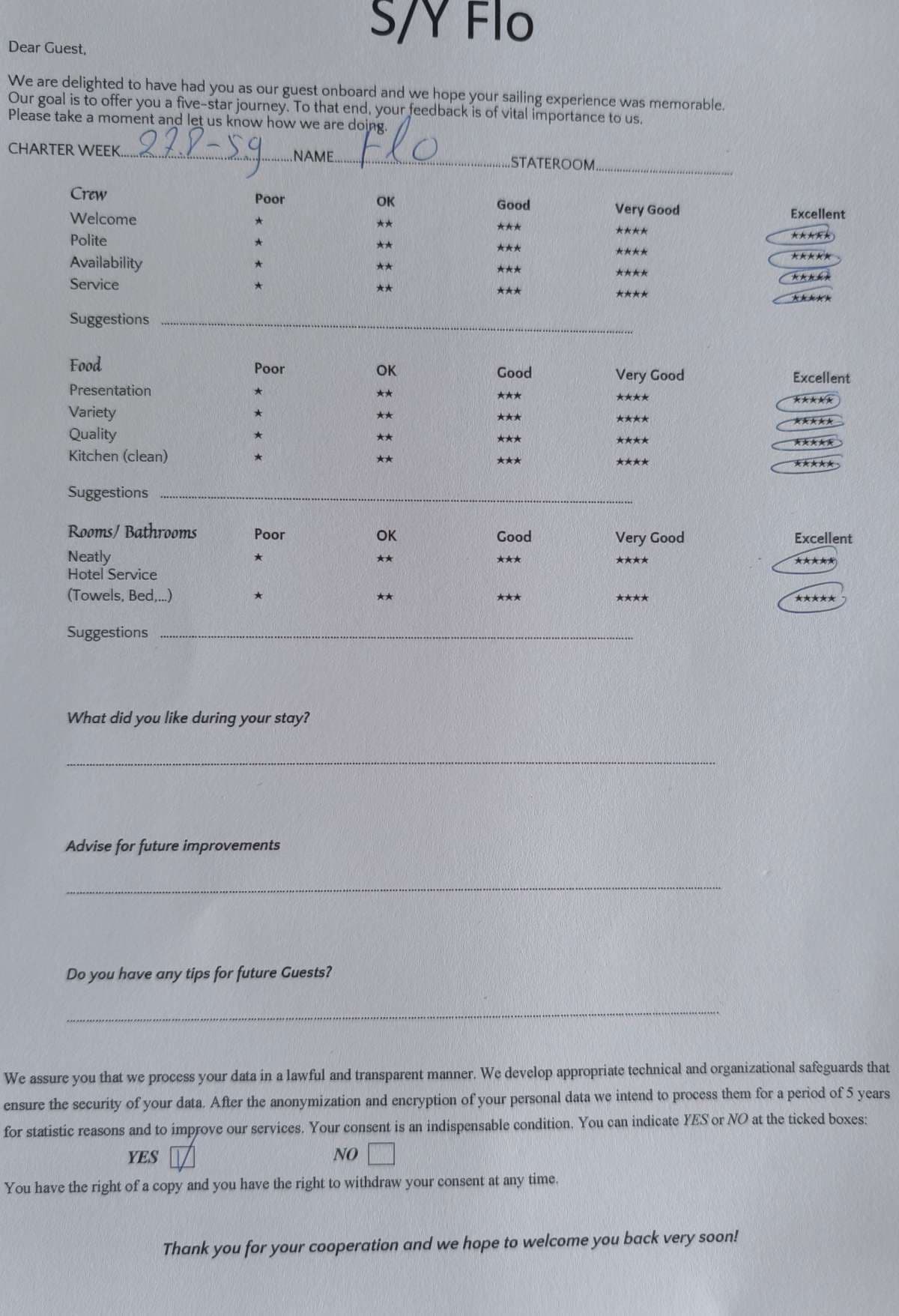 FLO guest review