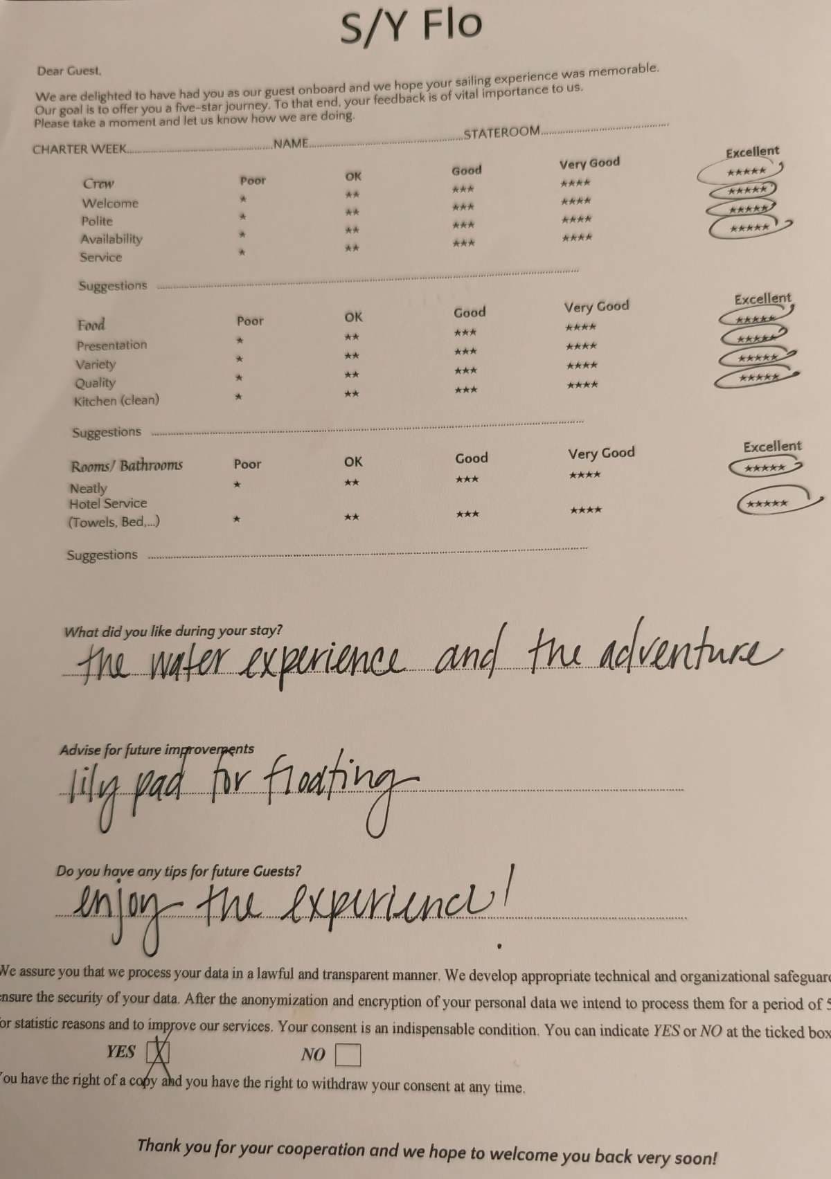 FLO guest review
